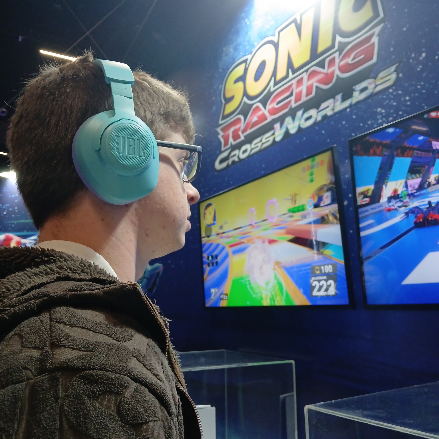 Vinicius Lima em evento de games